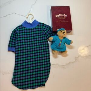 American Girl Nightgown & Teddy Bear